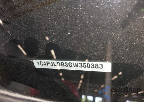 2016 Jeep Cherokee Limited из США, поврежденный, VIN 1C4PJLDB3GW350383